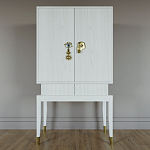 Кабинетный шкаф Elsa Dreams White с 2-мя ящиками варинант исполнения - 5 | Loft Concept в Красноярске