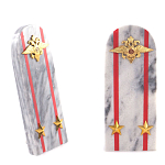 Сувенир Погон МВД из натурального камня мрамор Souvenir Epaulets варинант исполнения - 6 | Loft Concept в Красноярске