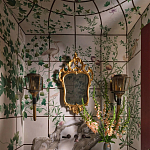 Обои ручная роспись Medici Standard colourway on white Williamsburg варинант исполнения - 1 | Loft Concept в Красноярске