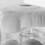 Встраиваемый в стену гипсовый светильник под покраску в античном стиле Antiquity Athena варинант исполнения - 10 | Loft Concept в Красноярске