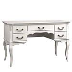 Стол рабочий белый из массива бука с 5-ю ящиками White Provence варинант исполнения - 1 | Loft Concept в Красноярске