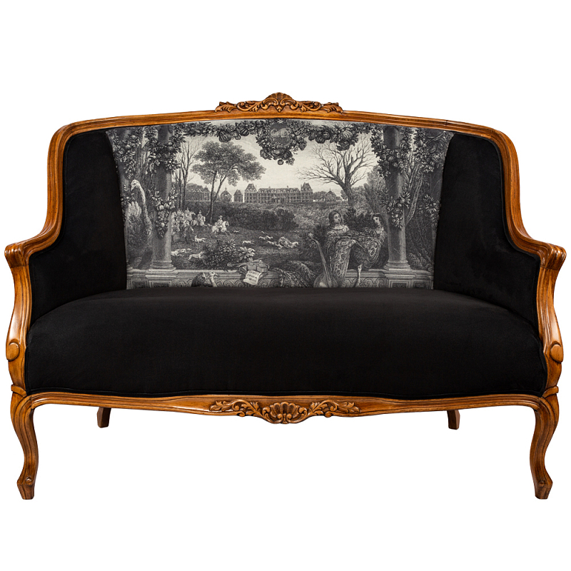 Диван Monceau Sofa Коричневый Черно-белый Диван Monceau Sofa Коричневый Черно-белый в Красноярске | Loft Concept