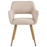 Стул в рогожке бежевого цвета NEASAN STOOL варинант исполнения - 2 | Loft Concept в Красноярске