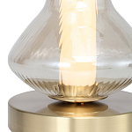 Настольная лампа светодиодная с волнообразным стеклянным плафоном Amphora of Light варинант исполнения - 4 | Loft Concept в Красноярске