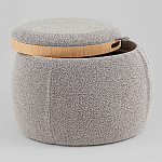 Пуф-трансформер Люкке с крышкой серый варинант исполнения - 2 | Loft Concept в Красноярске