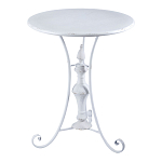 Столик белый кованный в прованском стиле Vaucluse варинант исполнения - 1 | Loft Concept в Красноярске