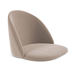 Барный стул вращающийся со спинкой Бежевый Велюр Vendramin Chair варинант исполнения - 2 | Loft Concept в Красноярске