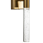 Бра со стеклянным плафоном латунь Gileberte Glass Tube Wall Lamp Brass варинант исполнения - 2 | Loft Concept в Красноярске