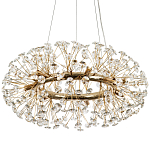 Круглая подвесная люстра Crystal Dandelions Chandelier варинант исполнения - 1 | Loft Concept в Красноярске