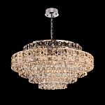 Люстра хрустальная в неоклассическом стиле на серебристом каркасе Majesty варинант исполнения - 5 | Loft Concept в Красноярске