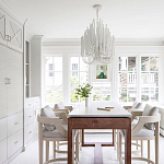 Люстра белая с несколькими ярусами деревянных палочек Bright Wooden Chandelier варинант исполнения - 7 | Loft Concept в Красноярске