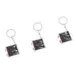 Зеркало брелок складное двухстороннее из натурального камня Серафинит Stone Mirrors варинант исполнения - 8 | Loft Concept в Красноярске