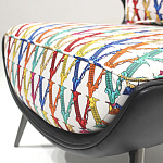 Кресло с цветным принтом Colorful Print Armchair варинант исполнения - 3 | Loft Concept в Красноярске