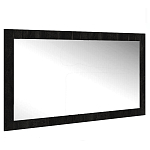 Зеркало настенное прямоугольное цвета угольный камень Stone Effect варинант исполнения - 1 | Loft Concept в Красноярске