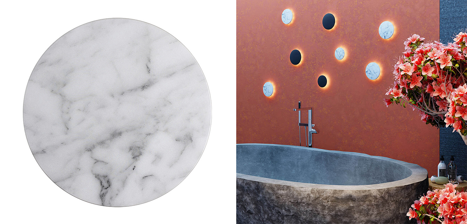 Бра Disco Piatto Marble Sconce - Loft-Concept в Красноярске