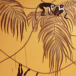 Обои с вышивкой ручной работы Étienne Original colourway on wool sateen варинант исполнения - 1 | Loft Concept в Красноярске