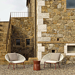 Дизайнерское уличное кресло с веревочной спинкой PETALO Armchair варинант исполнения - 5 | Loft Concept в Красноярске