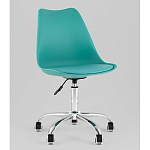 Офисный стул на металлическом основании EGGERY Blue пластик варинант исполнения - 1 | Loft Concept в Красноярске