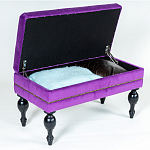 Мягкая банкетка с зоной для хранения Casket Violet варинант исполнения - 4 | Loft Concept в Красноярске