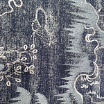 Мебельная ткань Вышивка серый цвет 130 см T2-39 варинант исполнения - 2 | Loft Concept в Красноярске