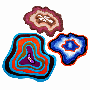 Сет из 3-х ковров «SAPPHIRE, QARTZITE, LABRADORITE»