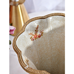 Ваза голубого цвета из фарфора с цветочным рисунком и бронзовой стрекозой Blue Garden варинант исполнения - 6 | Loft Concept в Красноярске