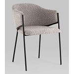 Стул Brace букле серый варинант исполнения - 1 | Loft Concept в Красноярске