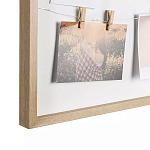 Рамка для фото с подсветкой c 6-ю деревянными прищепками в комплекте Photo Backlight варинант исполнения - 3 | Loft Concept в Красноярске