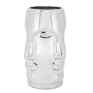 Ваза VASE MING FACE Silver