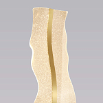 Торшер с изогнутым каркасом Golden Wave варинант исполнения - 3 | Loft Concept в Красноярске