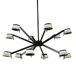 Люстра черного цвета на штанге Noir Supernova варинант исполнения - 1 | Loft Concept в Красноярске