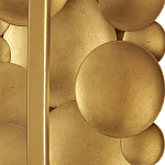 Бра светодиодное из многослойных золотых дисков Metal Disc Chandelier варинант исполнения - 1 | Loft Concept в Красноярске