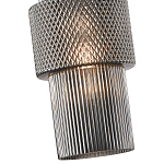 Подвесной светильник со стеклянным рифленым плафоном цилиндрической формы Eliara 13 варинант исполнения - 11 | Loft Concept в Красноярске