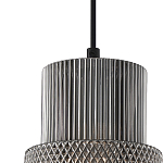 Подвесной светильник со стеклянным рифленым плафоном цилиндрической формы Eliara 13 варинант исполнения - 12 | Loft Concept в Красноярске