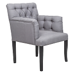 Кресло Addison Chic Armchair grey flax варинант исполнения - 1 | Loft Concept в Красноярске