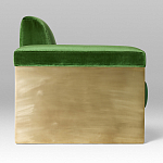 Эксклюзивный Диван в стиле Арт-деко Phoenix с элегантными латунными элементами  варинант исполнения - 2 | Loft Concept в Красноярске