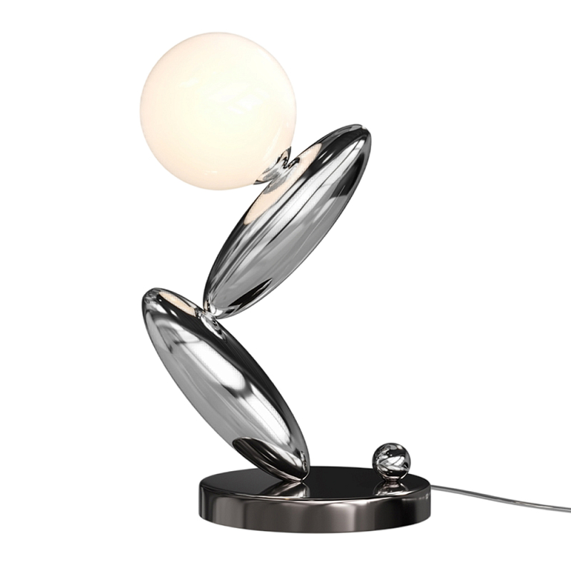 Настольный светильник Resonance 3000К 6Вт Серебряный Белый в Красноярске | Loft Concept 