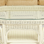 Комплект уличной мебели из ротанга Clara белый варинант исполнения - 13 | Loft Concept в Красноярске