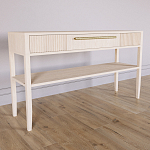 Дизайнерская Консоль с полкой и ящиком Primo Светлый дуб варинант исполнения - 2 | Loft Concept в Красноярске