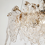 Люстра с декором из текстурированного стекла Textured Glass Chandelier 6 варинант исполнения - 2 | Loft Concept в Красноярске