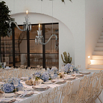 Подвесной светильник стеклянный в виде канделябра Curved Glass Chandelier варинант исполнения - 7 | Loft Concept в Красноярске