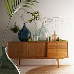 Ваза-бутыль из стекла TRANSPARENT FORMS 56 варинант исполнения - 12 | Loft Concept в Красноярске