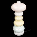 Настольная лампа из стеклянных сфер в пастельных тонах Высота 48 см Pastel Lunaria варинант исполнения - 3 | Loft Concept в Красноярске