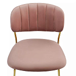 Стул Singer Chair без подлокотников Розовый Велюр варинант исполнения - 5 | Loft Concept в Красноярске