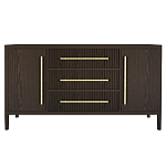 Буфет Primo с тремя ящиками и двумя фасадами Темный орех варинант исполнения - 9 | Loft Concept в Красноярске