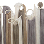 Настенный декор с бахромой белого и бежевого цвета Abstraction I варинант исполнения - 1 | Loft Concept в Красноярске