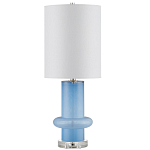 Настольная лампа из стекла с высоким абажуром Column варинант исполнения - 3 | Loft Concept в Красноярске