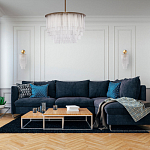 Бра с круглым основанием и длинными прозрачныи стеклянными трубками Nembus варинант исполнения - 8 | Loft Concept в Красноярске