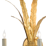 Бра с каркасом в виде пучка золотых перьев Bunch of Feathers варинант исполнения - 1 | Loft Concept в Красноярске