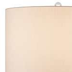 Настольная лампа стеклянная с тканевым абажуром Edges варинант исполнения - 2 | Loft Concept в Красноярске